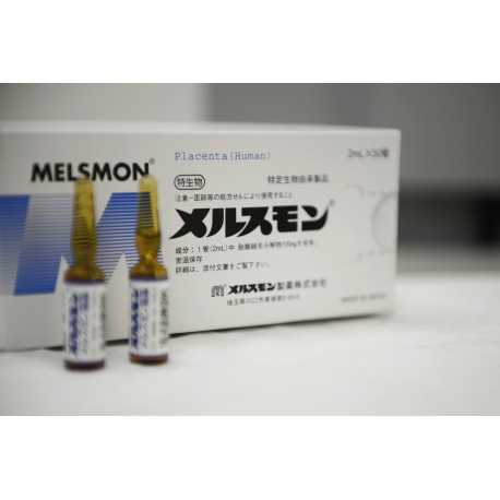 Melsmon injekce lidské placenty 50 lahviček
