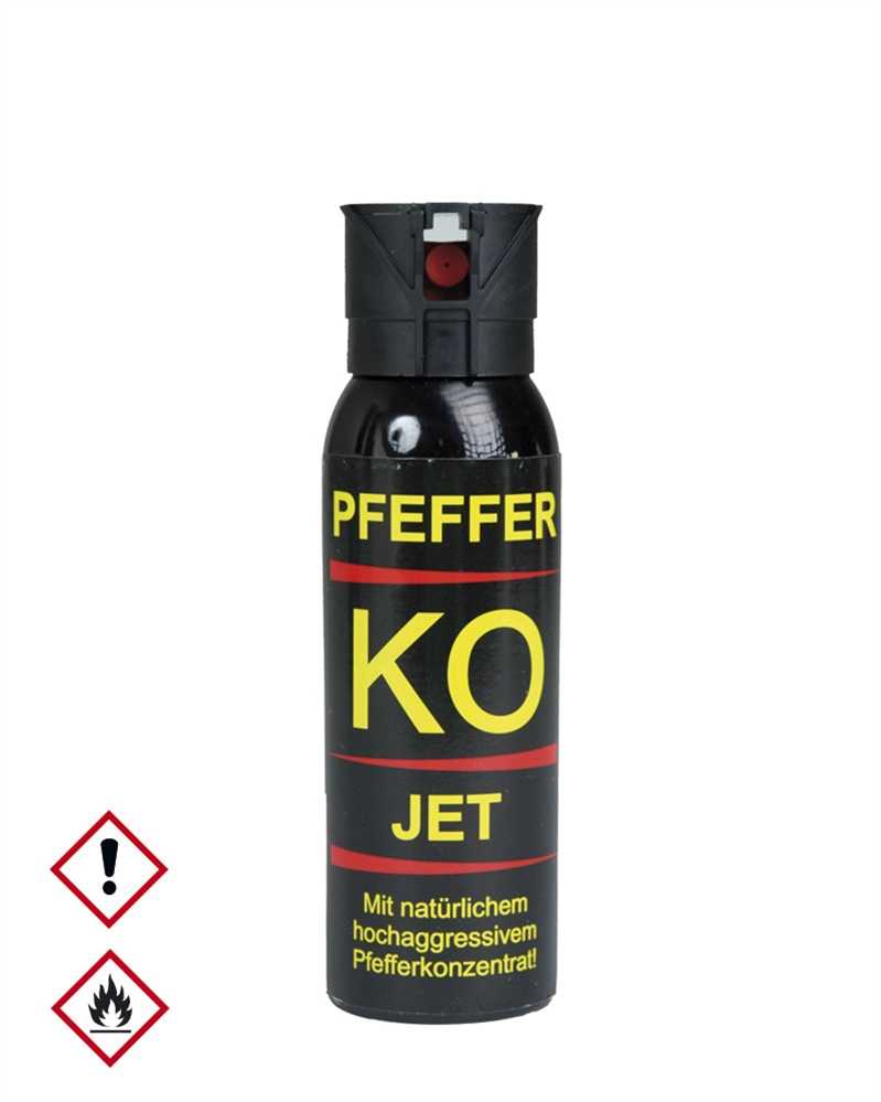 Pepřový sprej KO JET 100 ml