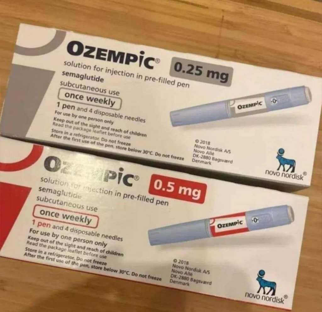 Ozempic 0,25 mg, 0,5 mg, 1 mg  na prodej.