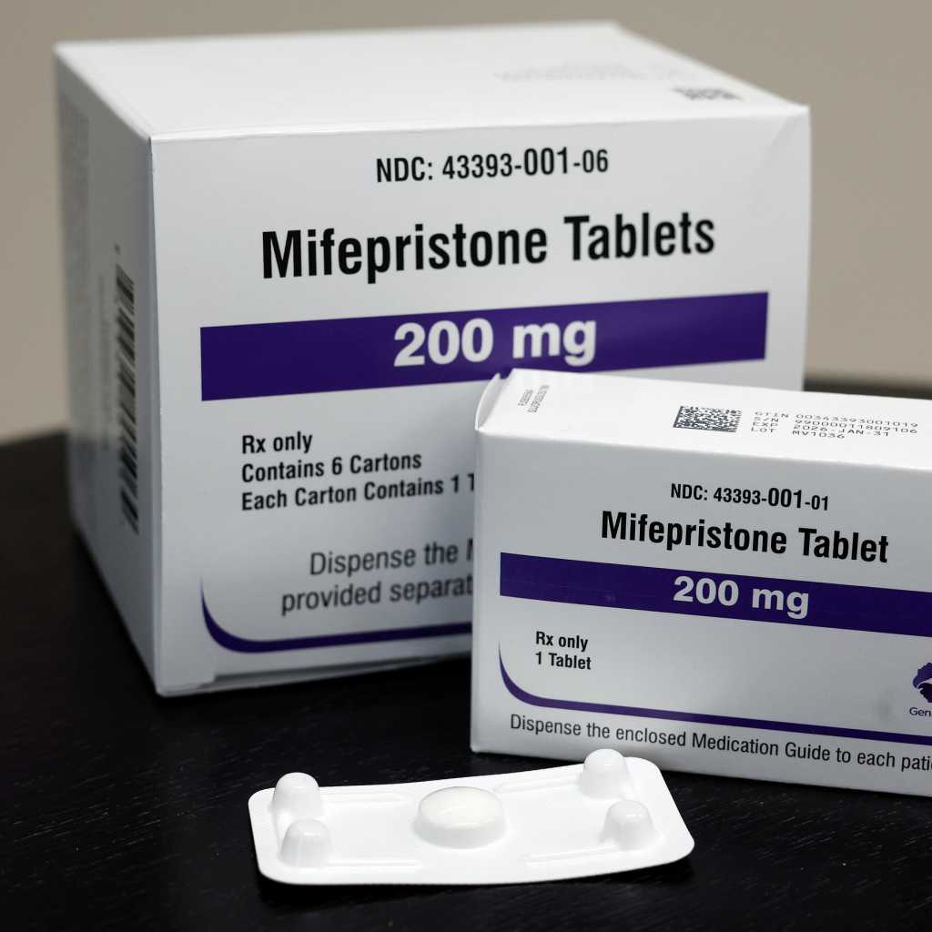 potratové pilulky, mifepriston a misoprostol