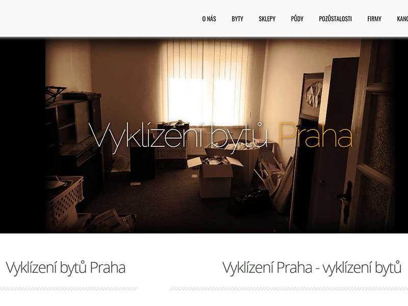 Vyklízení Praha - levné vyklízení bytů a sklepů