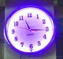 Nástěnné hodiny NEON – svítící TG377B