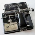 Historický psací stroj Mignon AEG Model 4 r.v.1924